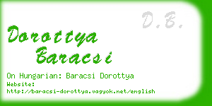 dorottya baracsi business card